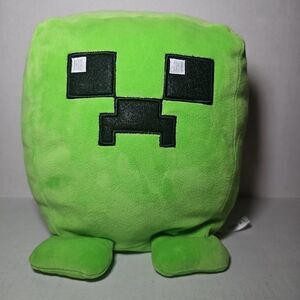 Mattel Minecraft Cutopia Creeper 10" Soft Plush Pillow MINT